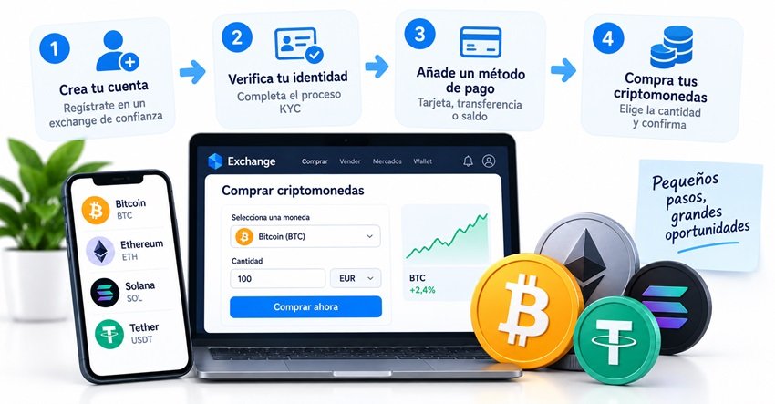 Primera compra en cripto