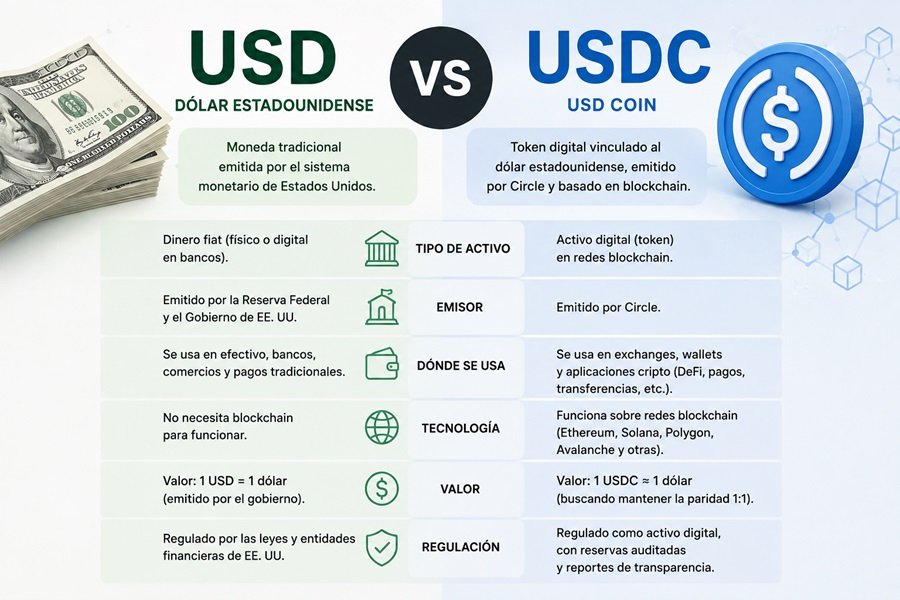 USD y USDC